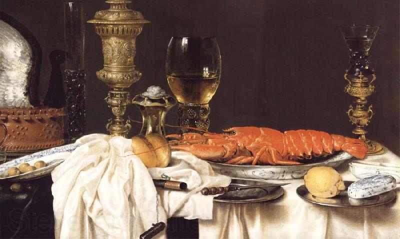 Willem Claesz Heda Detail of Still Life with a Lobster Spain oil painting art